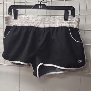 VTG. OP Black and White Women's Athletic Shorts, Large